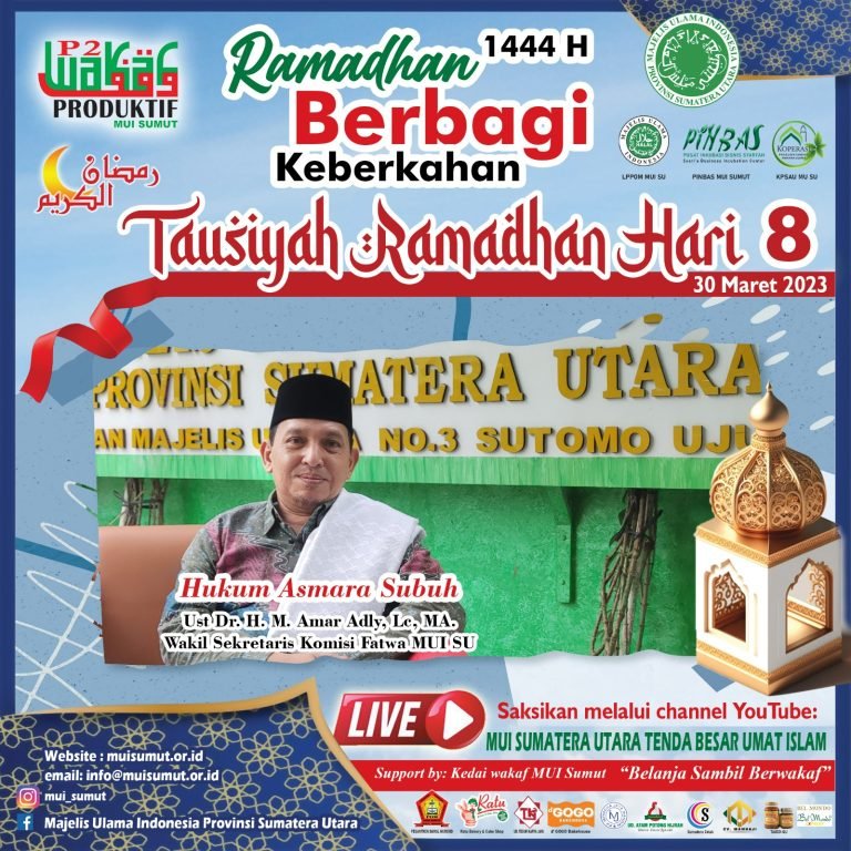 MUI Sumut Soroti Hukum Asmara Subuh dan Membakar Petasan di Bulan Ramadan