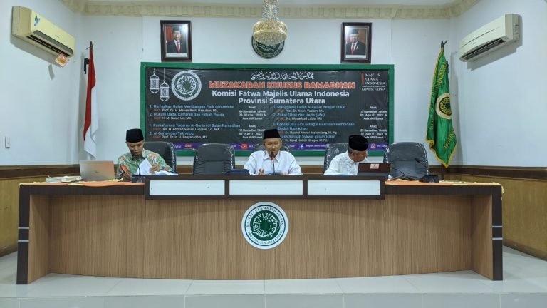 Muzakarah Khusus Ramadhan MUI SU Bahas Menggapai Lailatul Qadr Dengan I’tikaf dan Zakat Sebagai Pranata Agama Islam