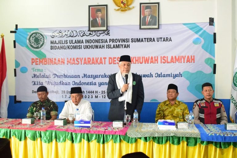 Pembinaan Masyarakat Desa Paluh Sibaji: MUI Sumut Ajarkan Pentingnya Ukhuwah Islamiyah dalam Menciptakan Kerukunan