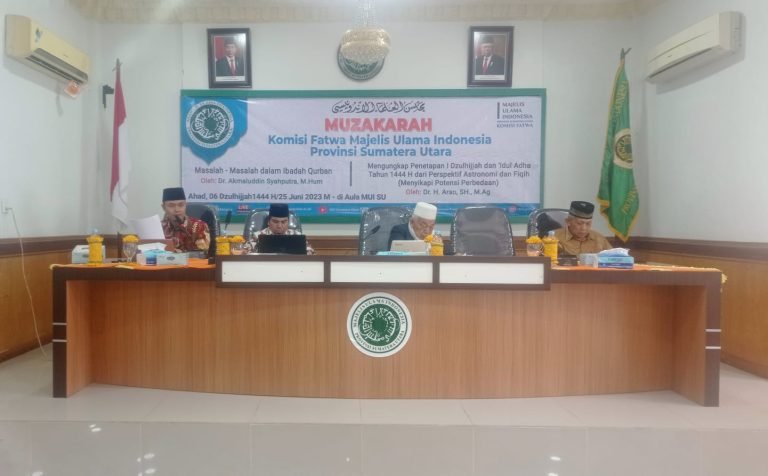Muzakarah MUI Sumut Bahas Permasalahan Ibadah Qurban dan Penetapan Awal Bulan Dzulhijjah
