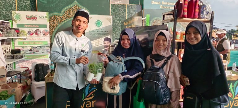 Inovasi P2WP MUI Sumut: Daun Mint Laku Keras di Fesyar Bank Indonesia