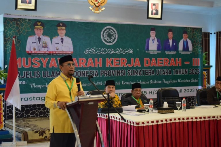 Hari Kedua Mukerda III MUI Sumut, Bahas Pengelolaan Zakat dengan Ketua Baznas Sumut, Prof. Dr. Mohammad Hatta