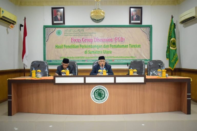 Komisi Penelitian Pengkajian dan Pengembangan MUI Sumut Gelar FGD untuk Bahas Hasil Penelitian Perkembangan Tarekat di Sumatera Utara
