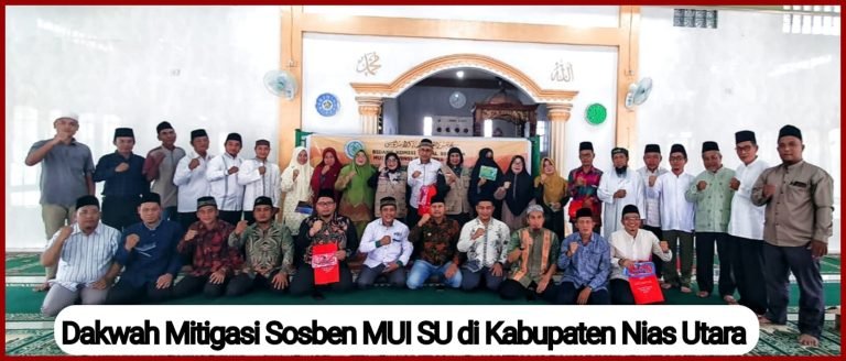 Sosben MUI SU Dakwah Mitigasi di Kepulauan Nias