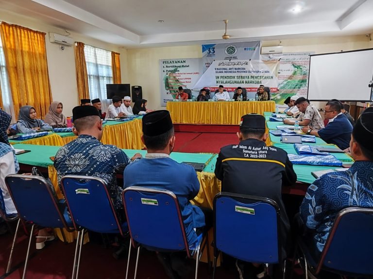 Gerakan Nasional Anti Narkoba (Gannas Annar) MUI Sumut Gelar Pelatihan Pendidik Sebaya