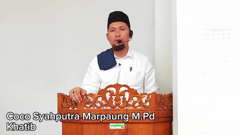 Salat Jumat di Masjid Ar Rahmah: Coco Syahputra Marpaung M.Pd, MA Mengangkat Tema Kisah Iblis dan Peringatan untuk Menghindari Kesombongan