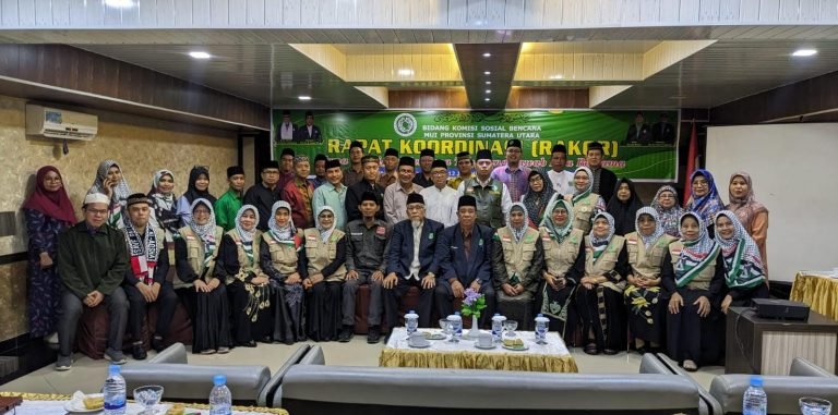 Rapat Kordinasi BidKom Sosben MUI SU Dirangkai  Pelatihan Kebencanaan