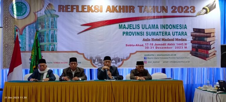 Refleski Akhir Tahun 2023 MUI Sumut Hasilkan 20 Point