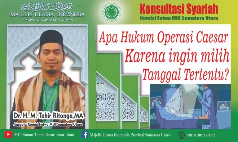 Apa hukum operasi ceasar karena ingin memilih tanggal tertentu?