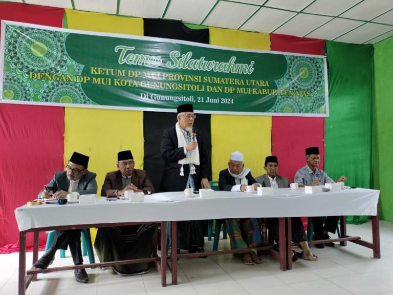 Ketua Umum MUI Silaturahmi dengan Ulama Gunungsitoli