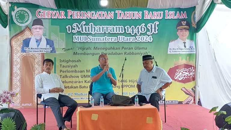 Tiga Ekonom Sumut Narsum Talkshow Gebyar Muharram 1446 H MUI Sumut