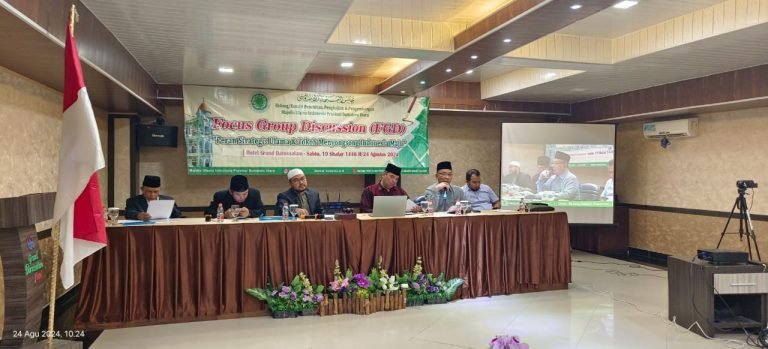 Peran Strategis Ulama dan Tokoh Menyongsong Indonesia Maju Dibahas dalam Diskusi Terfokus MUI Sumut