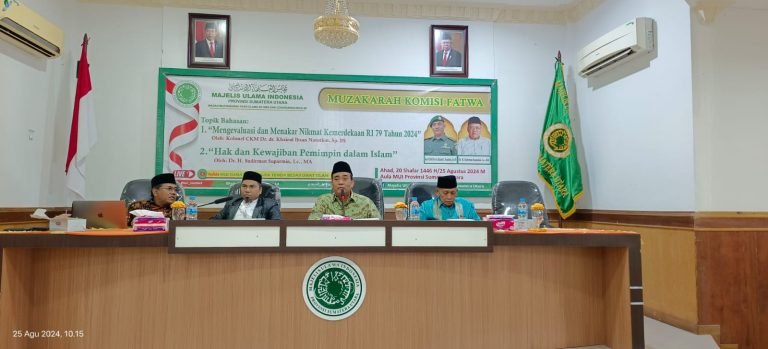 MUI Sumut Gelar Muzakarah Evaluasi dan Penakaran Nikmat Kemerdekaan