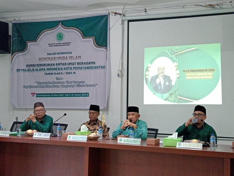 Dialog Keummatan Generasi Muda Islam oleh Komisi Kerukunan Antar Umat Beragama Kota Pematangsiantar Bahas Pilkada Serentak