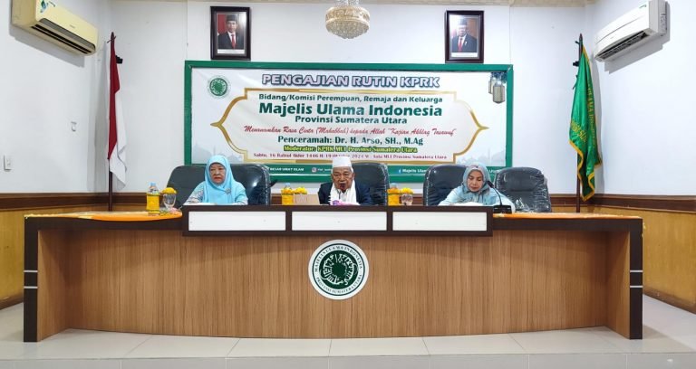 KPRK MUI Sumut Gelar Pengajian Rutin: Dr. KH. Arso, SH, M.Ag. Bahas “Menanamkan Rasa Cinta kepada Allah dalam Kajian Akhlak Tasawuf”
