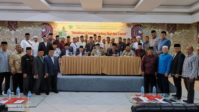 MUI Sumut Adakan Sosialisasi Undang-Undang Haji dan Umroh: Perkuat Pemahaman Penyelenggaraan Ibadah Haji dan Umroh