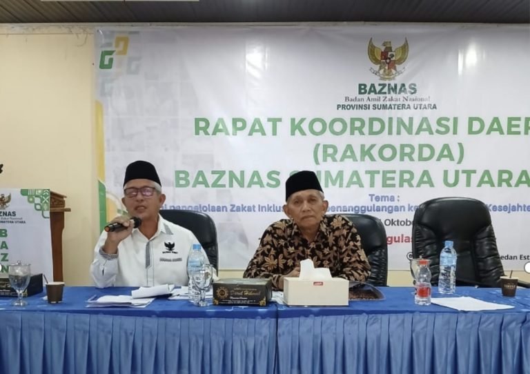 Ketua Bidang Fatwa MUI Sumut Sampaikan Fatwa Zakat di Rakorda Baznas Sumut 2024