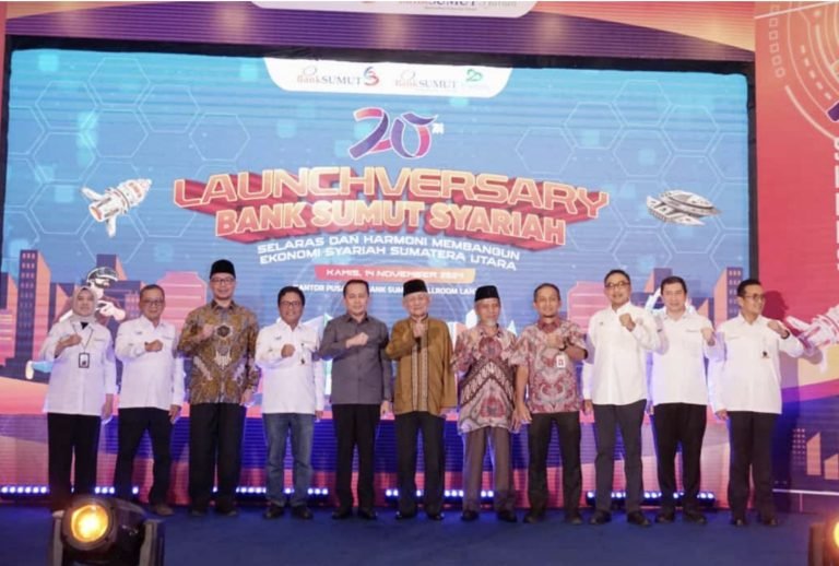 MUI Sumut Hadiri Perayaan 20 Tahun Bank Sumut Syariah, Tiga Produk Baru Diresmikan