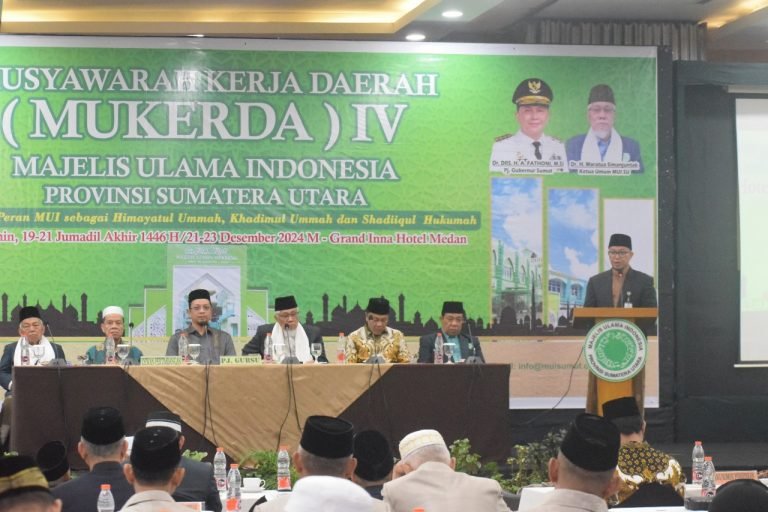 MUI Sumut Gelar Musyawarah Kerja Daerah (Mukerda) IV untuk Perkuat Peran dan Sinergi dengan Pemerintah