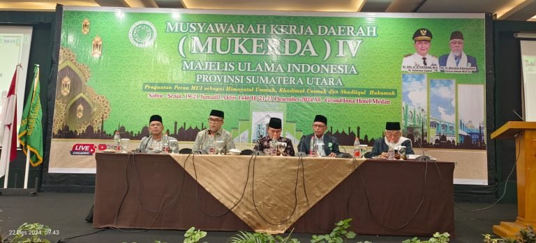 Mukerda IV MUI Sumatera Utara Dorong Revitalisasi Institusi Keagamaan dan Kemitraan dengan Pemerintah Daerah