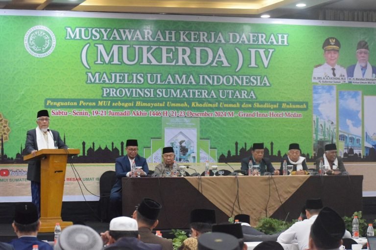 Penutupan Mukerda IV MUI Sumatera Utara Hasilkan 20 Taujihat
