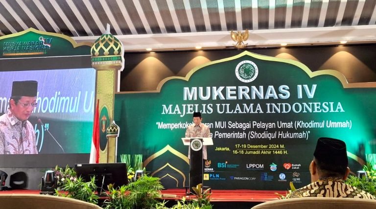 MUI Gelar Musyawarah Kerja Nasional Ke-IV, Fokus Peran Ulama dalam Penguatan Umat dan Kemitraan dengan Pemerintah