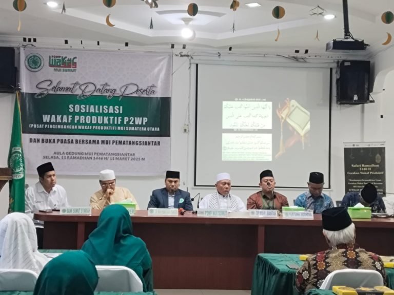 Safari Ramadan P2WP MUI Sumut di Siantar: Komitmen Menjadi Kota Wakaf Produktif
