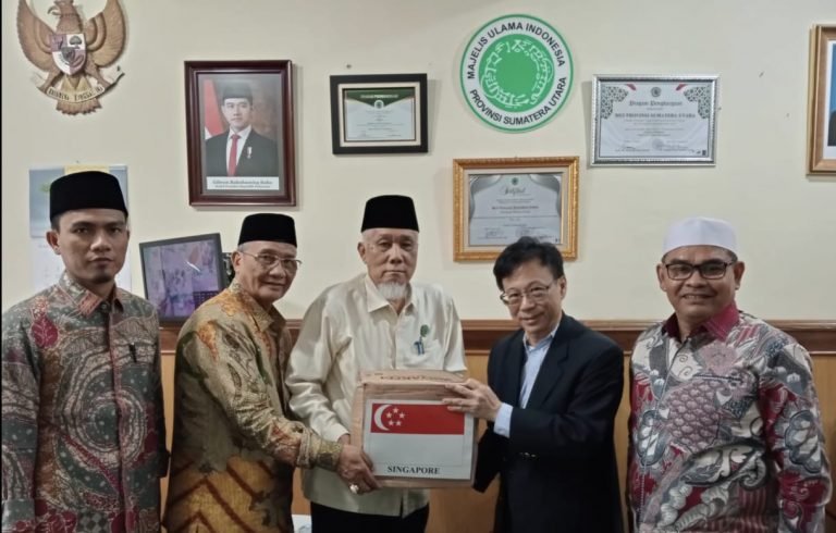 Majelis Ulama Indonesia Provinsi Sumatera Utara Kembali Terima Kunjungan Konjen Singapura DR. Edmund Chia