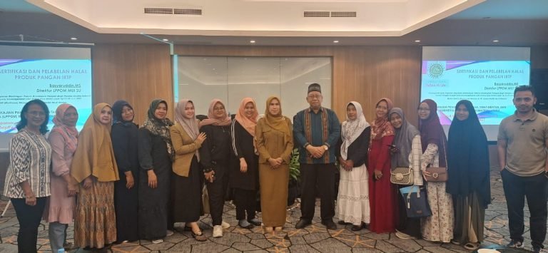 LPPOM MUI Sumut Sosialisasikan Sertifikasi dan Pelabelan Halal bagi Pelaku Industri Rumah Tangga Pangan di Medan