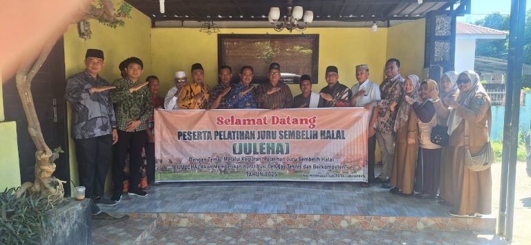 Tingkatkan Kompetensi Penyembelihan Halal, LPPOM MUI Sumut Gelar Pelatihan JULEHA di Labuhanbatu