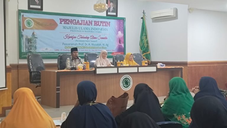Pengajian Rutin MUI Sumatera Utara: Menanamkan Kearifan terhadap Alam melalui Pendekatan Tasawuf