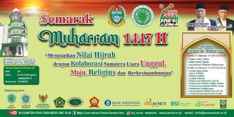Sekitar 1.000 Peserta dari Berbagai Elemen Masyarakat Siap Meriahkan Semarak Muharram 1447 H MUI Sumut