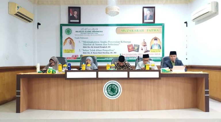 Muzakarah Komisi Fatwa MUI Sumatera Utara Bahas Fenomena Perceraian di Luar Pengadilan Agama