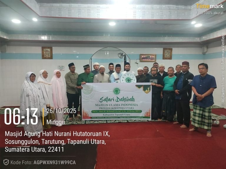 Safari Dakwah MUI Sumatera Utara di Mesjid Agung Hati Nurani Siatas Barita