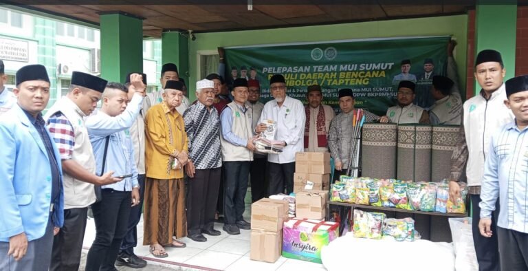 LDK-PAB MUI Sumut Turun ke Sibolga–Tapteng, Bawa 200 Paket, Ambal dan 500 Al-Qur’an untuk Masjid Terdampak Banjir
