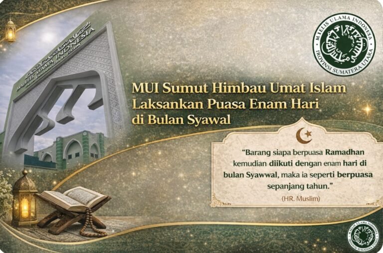 MUI Sumut Himbau Umat Islam Laksanakan Puasa Enam Hari di Bulan Syawal
