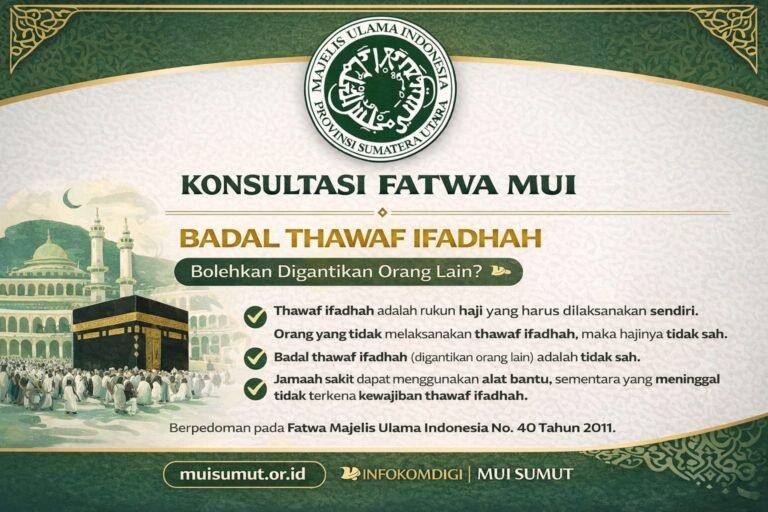 Badal Thawaf Ifadhah, Bolehkah Digantikan Orang Lain?