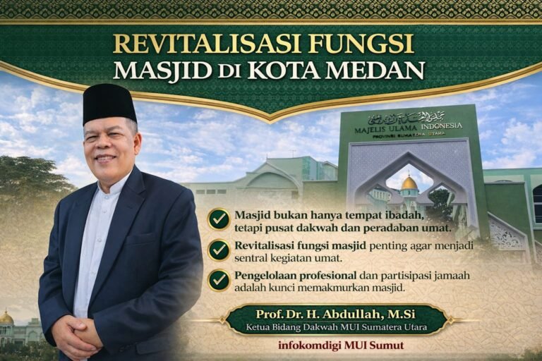 Revitalisasi Fungsi Masjid di Kota Medan