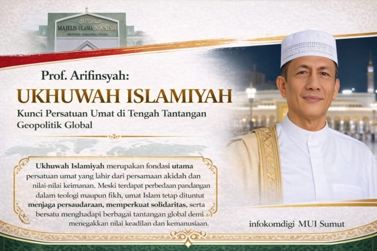 “Prof. Arifinsyah: Ukhuwah Islamiyah Kunci Persatuan Umat di Tengah Tantangan Geopolitik Global