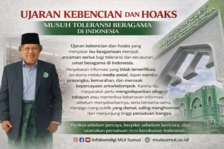 Ujaran Kebencian dan Hoaks sebagai Musuh Toleransi Beragama di Indonesia