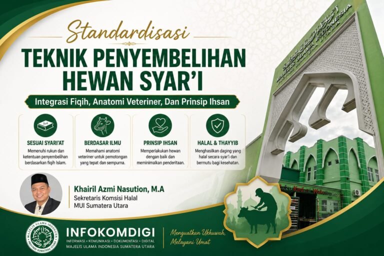 Standardisasi Teknik Penyembelihan Hewan Syar’i : Integrasi Fiqih, Anatomi Veteriner, Dan Prinsip Ihsan