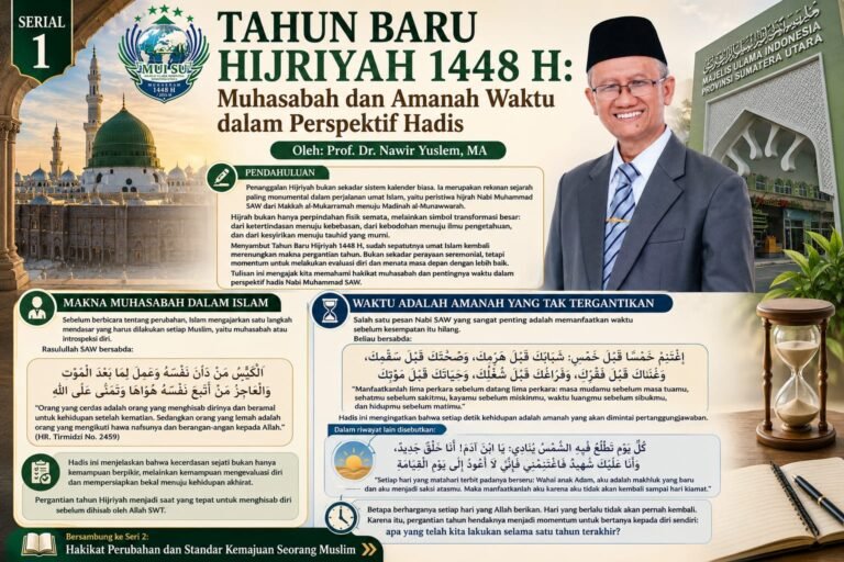 TAHUN BARU HIJRIYAH 1448 H: Muhasabah dan Amanah Waktu dalam Perspektif Hadis  (Serial1)