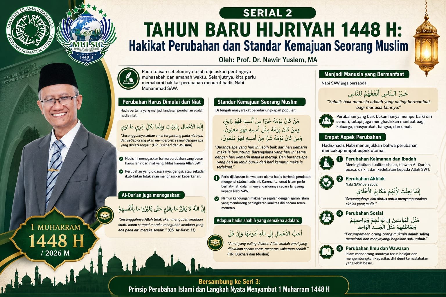 TAHUN BARU HIJRIYAH 1448 H: Hakikat Perubahan dan Standar Kemajuan Seorang Muslim  (Serial 2)