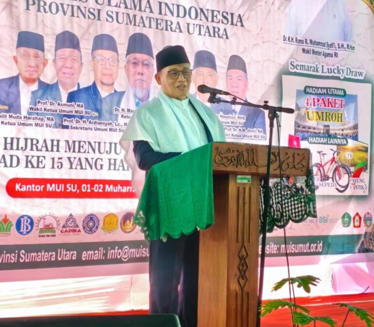 Wamenag RI Apresiasi Kemandirian MUI Sumut dalam Gebyar Muharram 1448 H