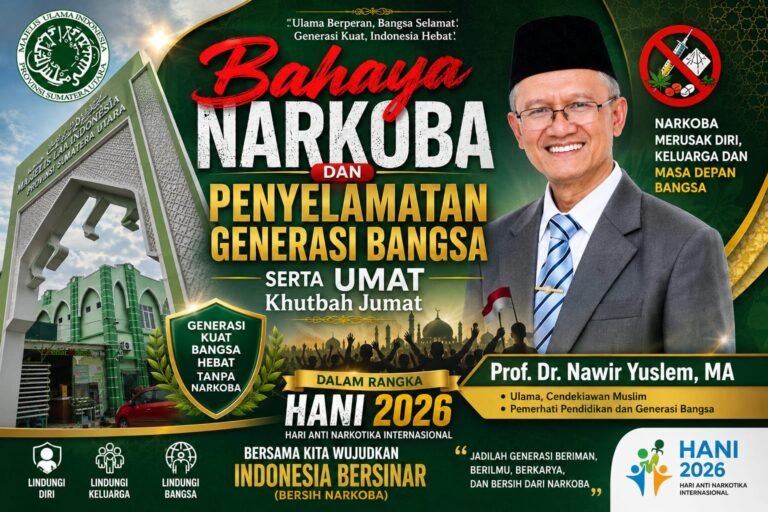 BAHAYA NARKOBA DAN PENYELAMATAN GENERASI BANGSA SERTA UMAT (Khutbah Jumat)