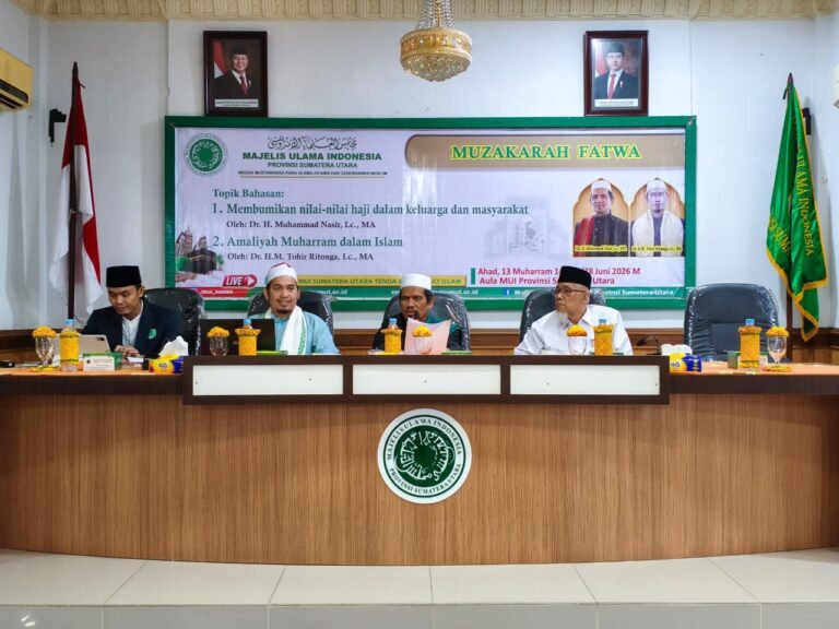 Muzakarah MUI Sumut Bahas Amaliyah Bulan Muharram Sesuai Tuntunan Syariat
