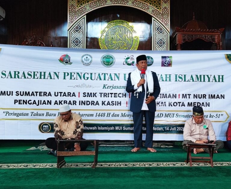 Bidang Ukhuwah Islamiyah MUI Sumut Gelar Sarasehan Penguatan Ukhuwah Islamiyah, Ajak Umat Perkuat Persatuan